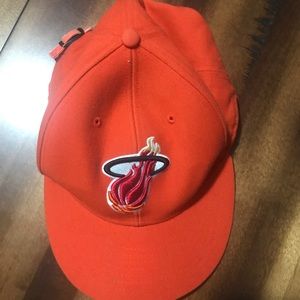 Miami Heat Forty Seven Hardwood Classics Strapback Hat Cap, preowned